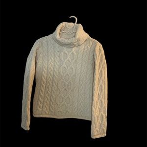 INIS Crafts 100% Wool, Winter White, Sweaters, Make in Ireland 🇮🇪 size S